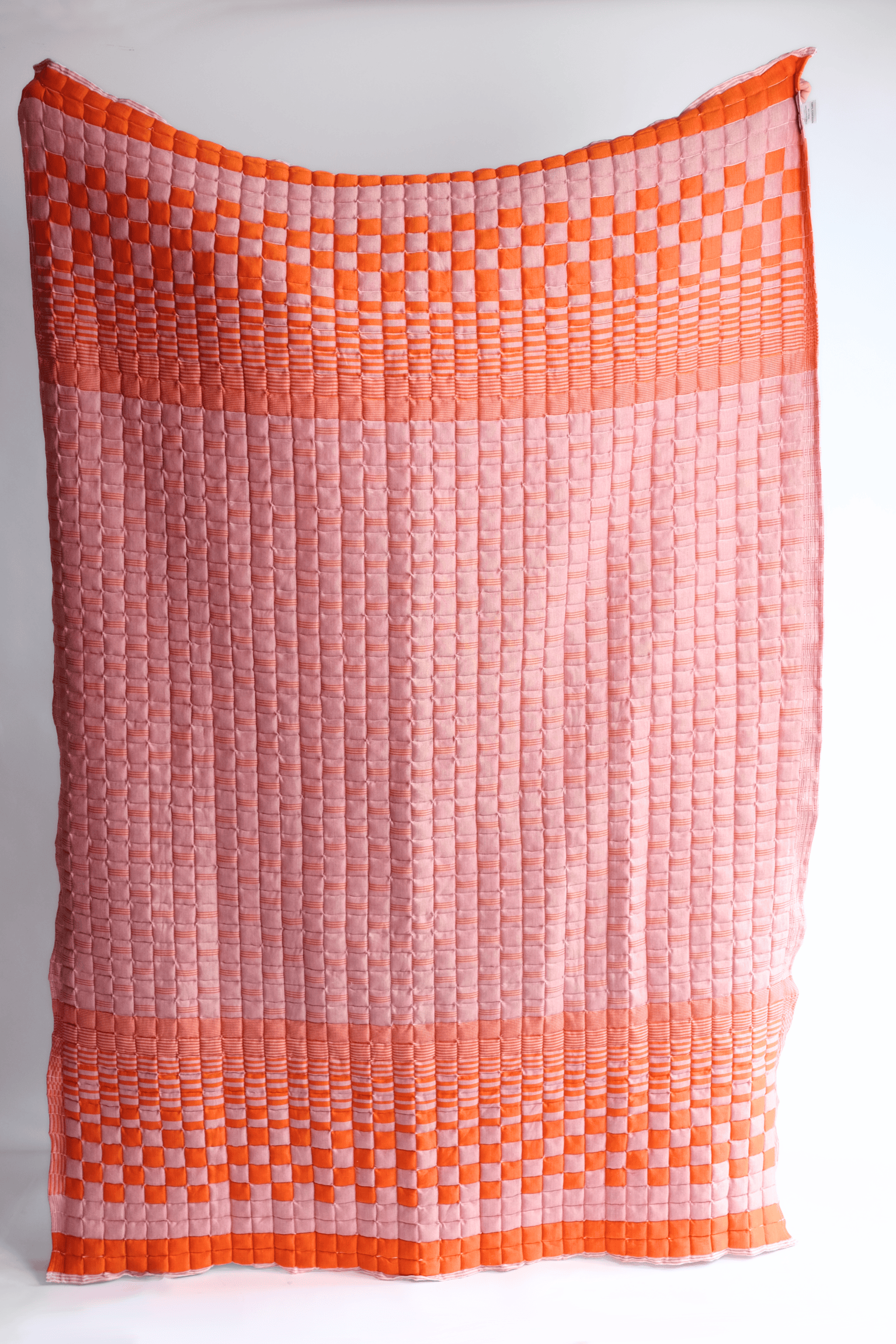 Bold Orange and Pink Reversible Sujani Quilt – Inner Child