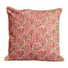 Pink Arch Blockprint Reversible Pillow
