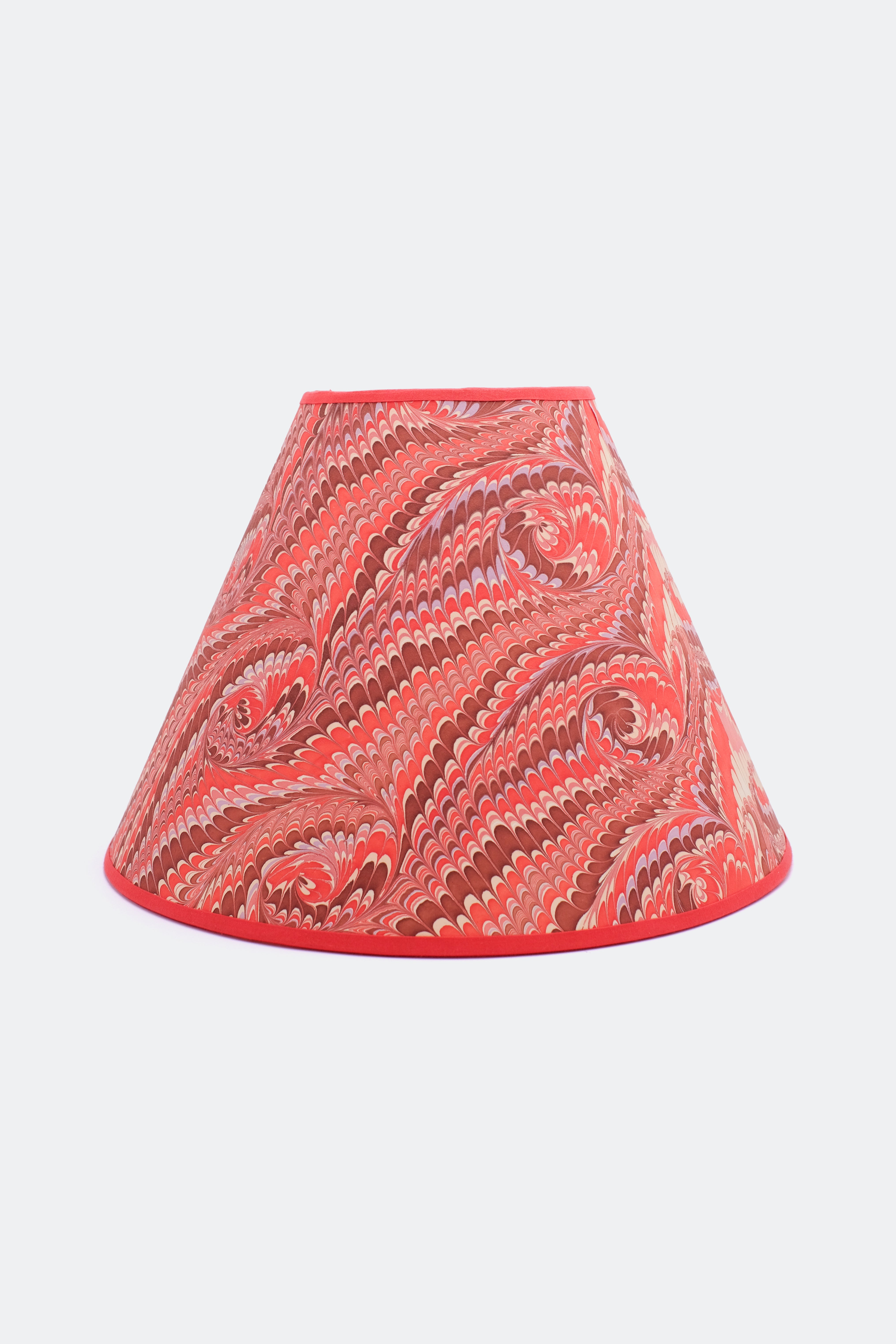 16" Empire Lampshade —  Hand-Marbled