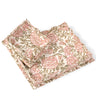 Nesting Scalloped Blockprint Trays in Rose Garden