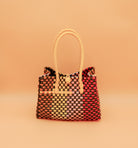 Inner Child Saigon Birkin recycled plastic bag in sedona checkered pattern