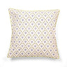 Seashell Blockprint Pillow — Blue