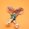 Seashell Serving Set in Green