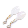 Seashell Serving Set in Pearl White