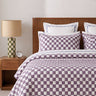 Purple Checkered Sujani Quilt