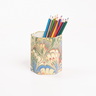 Hand-Marbled Pencil Holder Organizer in Multicolor