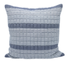 Blue Stripes Sujani Puff Pillow